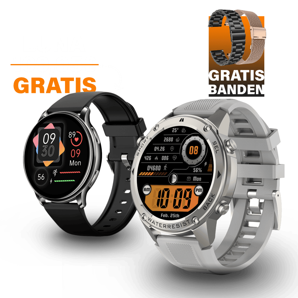Odin met Gratis Luna Smartwatch
