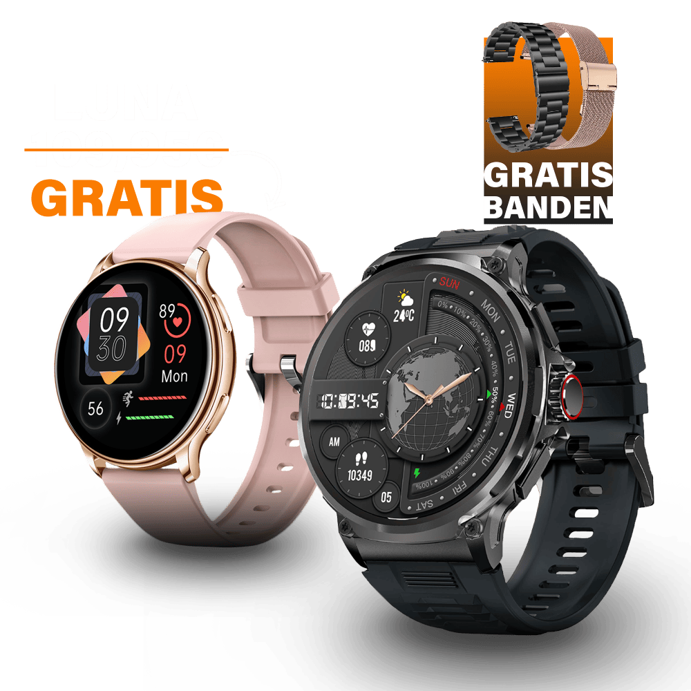Zeus met Gratis Luna Smartwatch