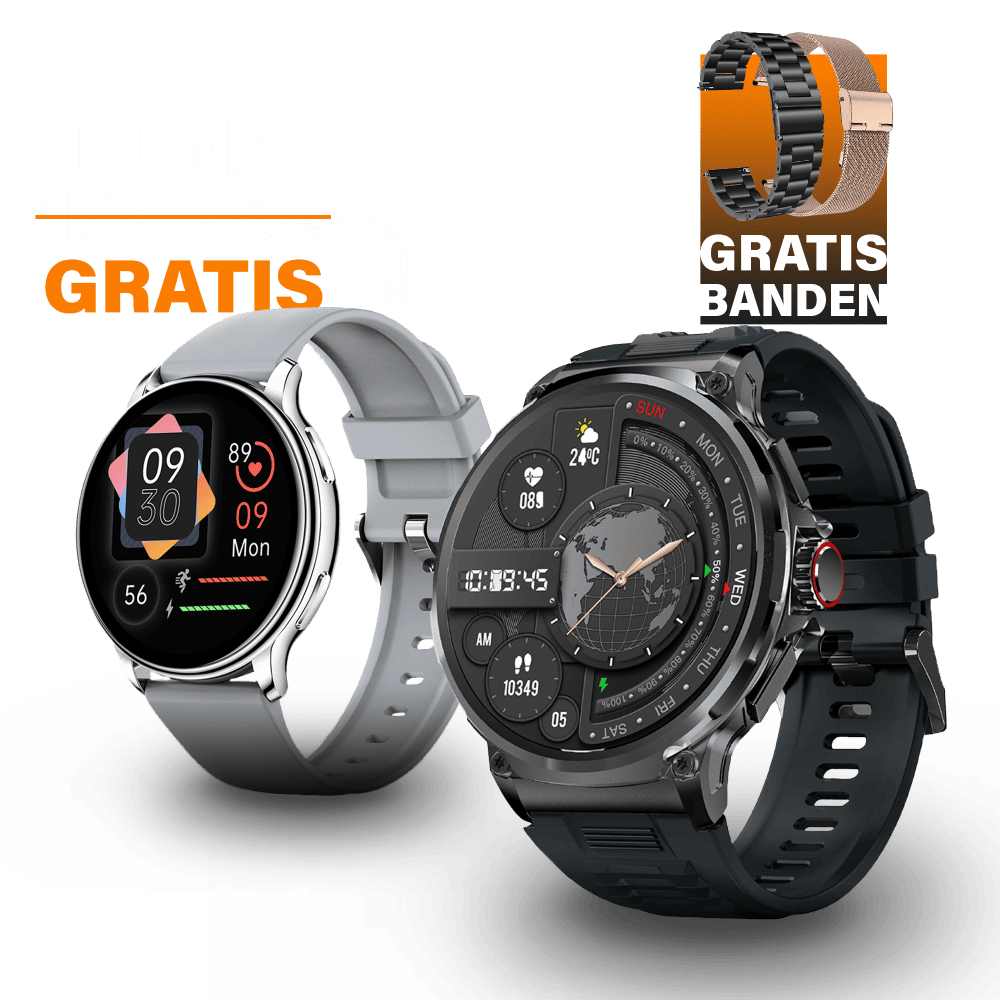 Zeus met Gratis Luna Smartwatch