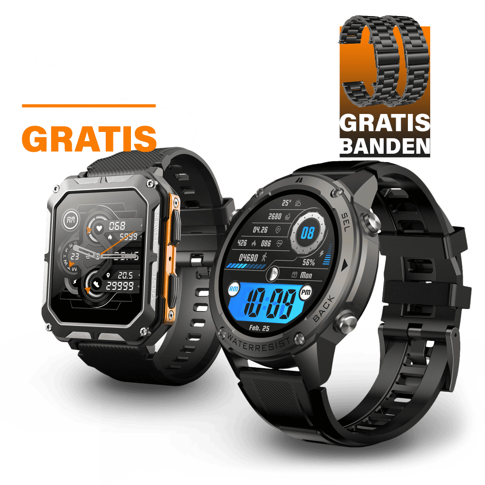 Odin met Gratis Smartwatch