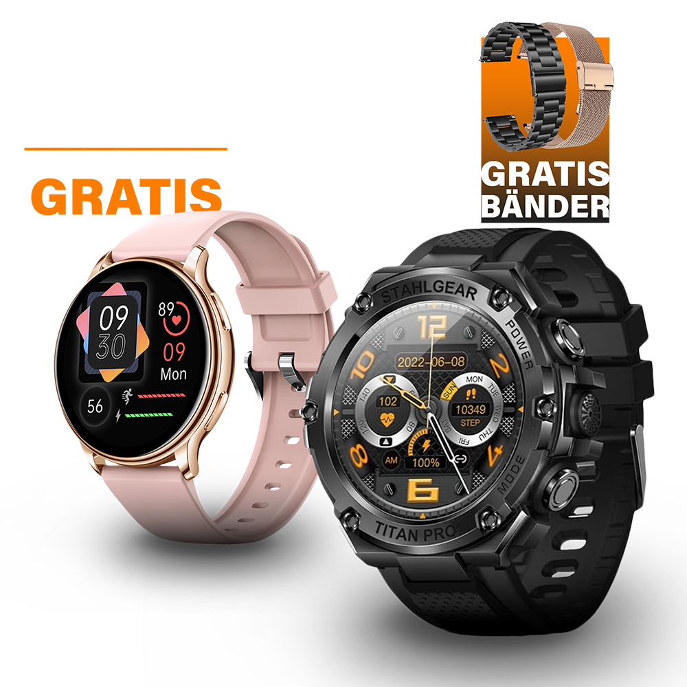 Titan Pro + Gratis Frauen Smartwatch