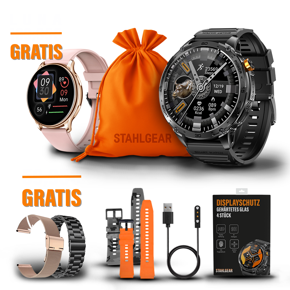 Zeus 2.0 Zubehör Packet + Gratis Frauen Smartwatch