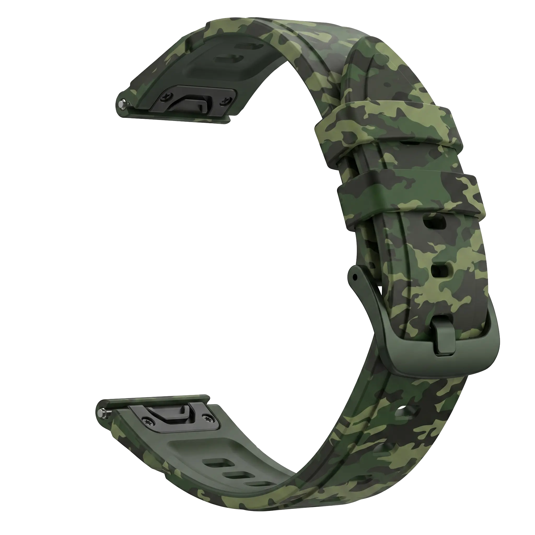 Silikon Camo Band - Grün (22mm)