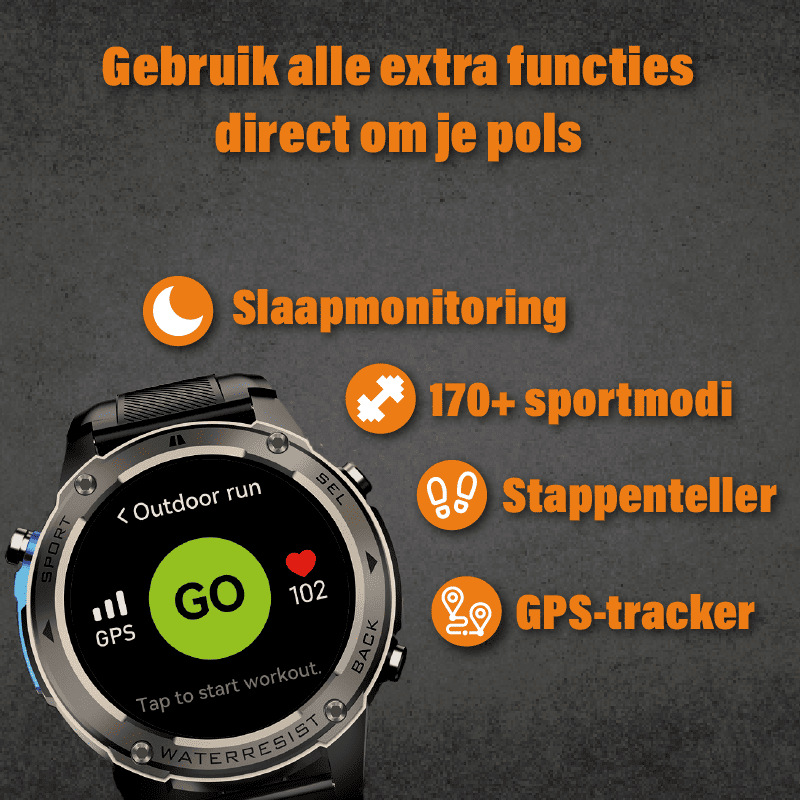Odin met Gratis Luna Smartwatch