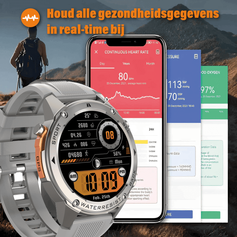 Odin met Gratis Luna Smartwatch