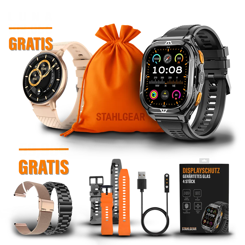 Thor 3.0 Zubehör Packet + Gratis Frauen Smartwatch