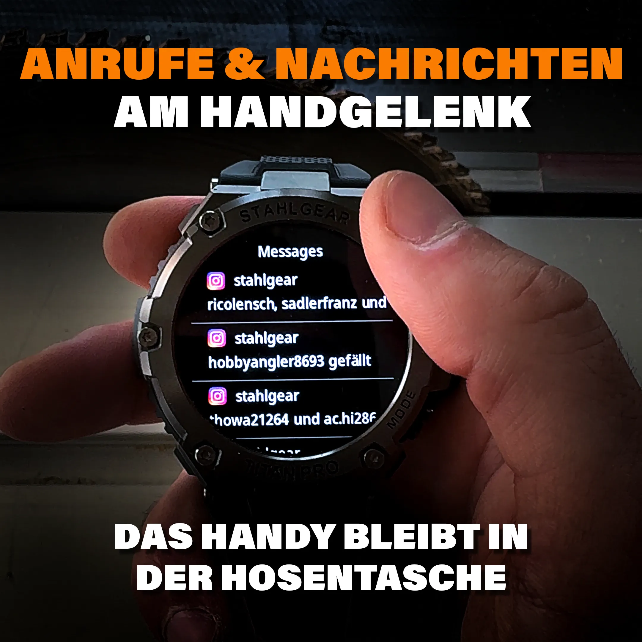 Titan Pro + Gratis Frauen Smartwatch