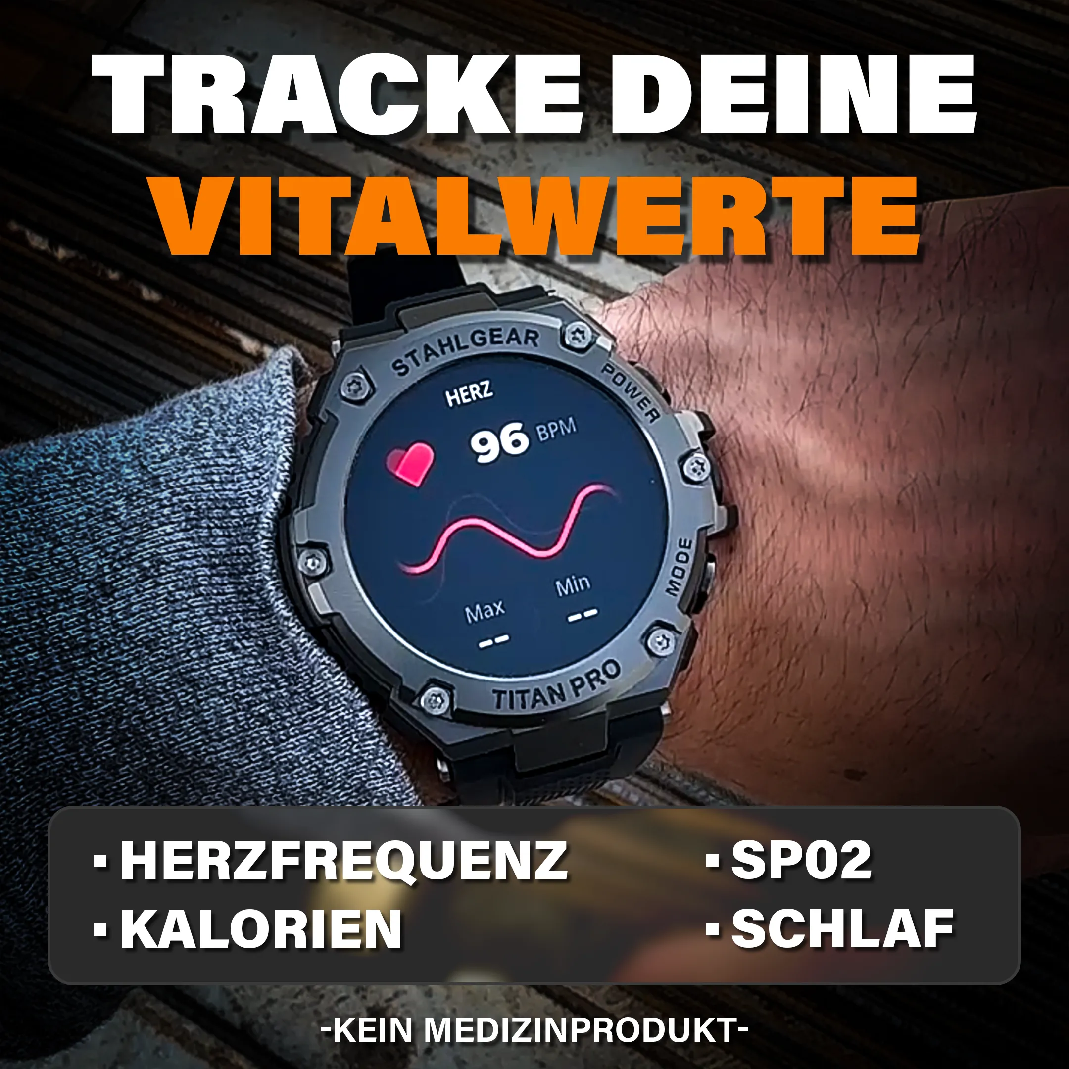 Titan Pro + Gratis Frauen Smartwatch