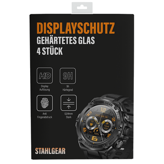 4x Displayschutz - Titan Pro