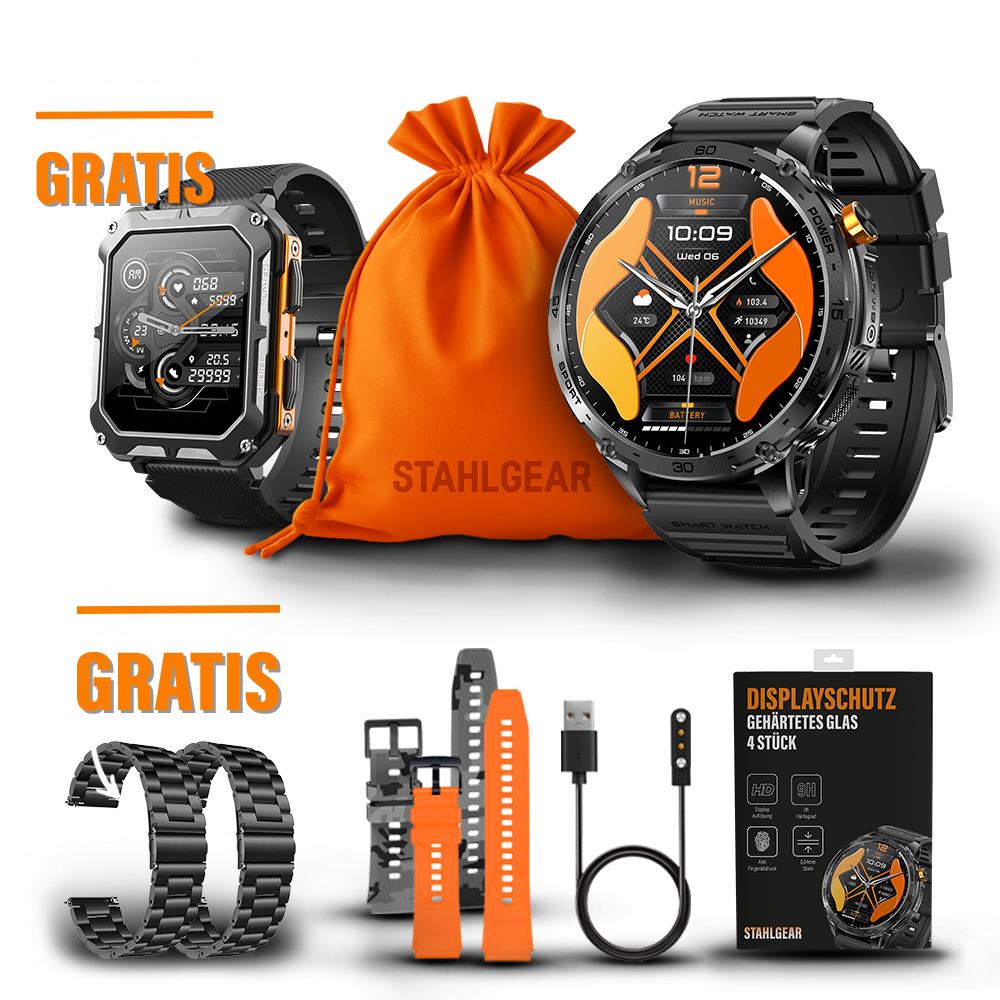Zeus 2.0 Zubehör Packet + Gratis Smartwatch