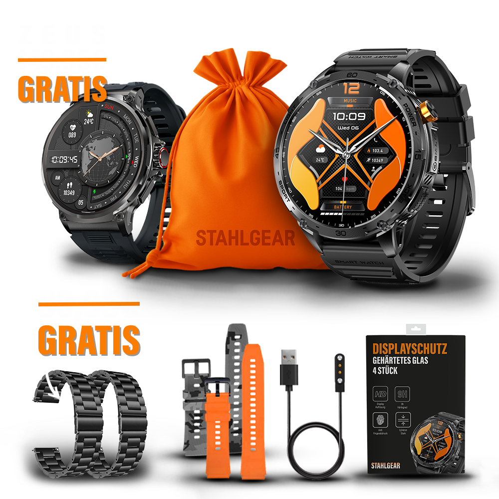 Zeus 2.0 Zubehör Packet + Gratis Smartwatch