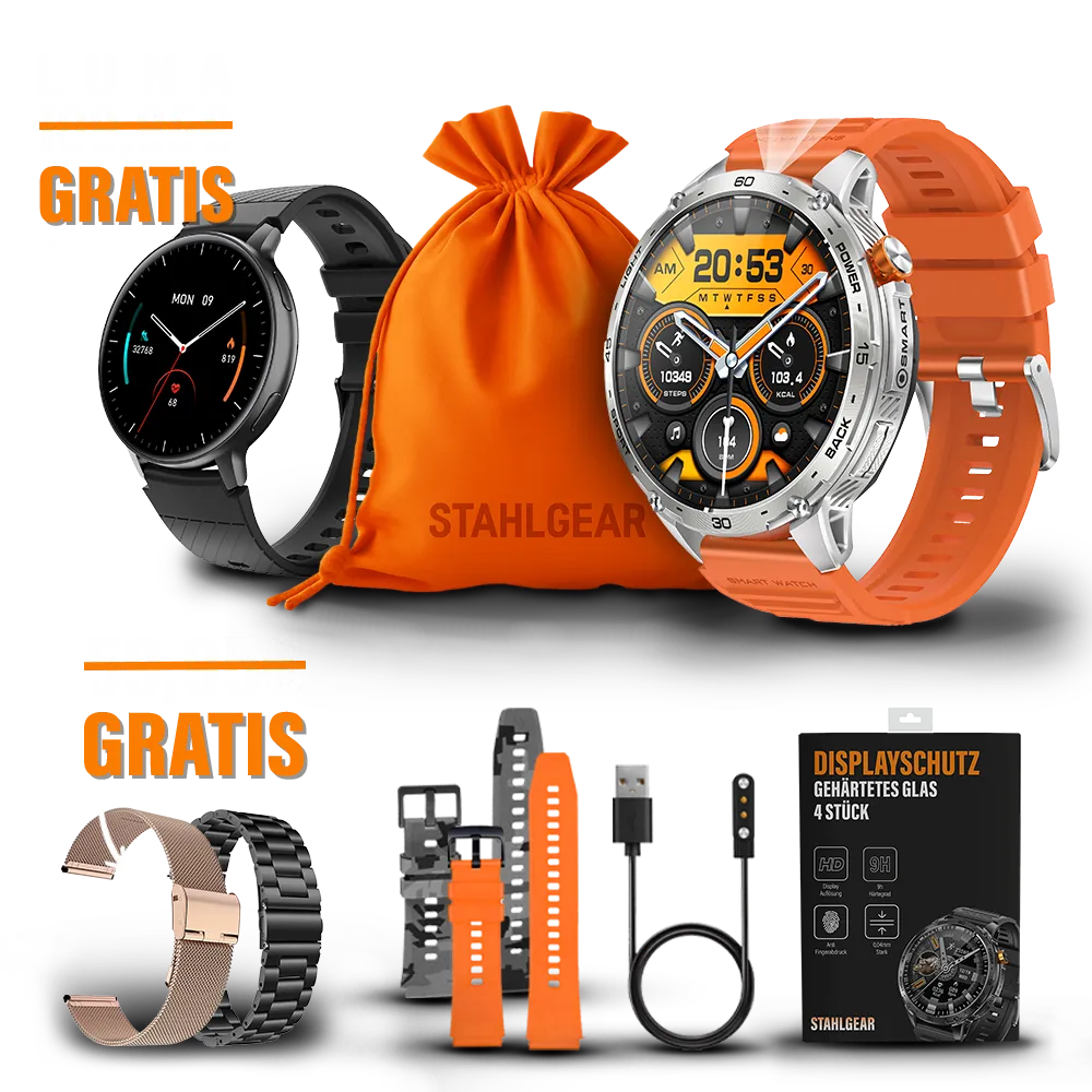 Zeus 2.0 Zubehör Packet + Gratis Frauen Smartwatch
