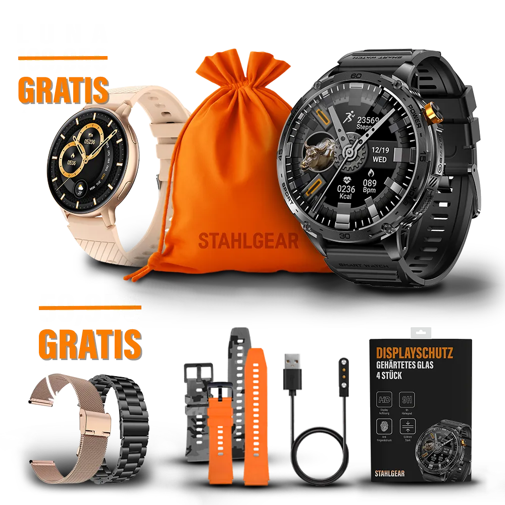 Zeus 2.0 Zubehör Packet + Gratis Frauen Smartwatch
