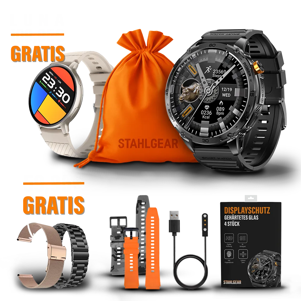 Zeus 2.0 Zubehör Packet + Gratis Frauen Smartwatch