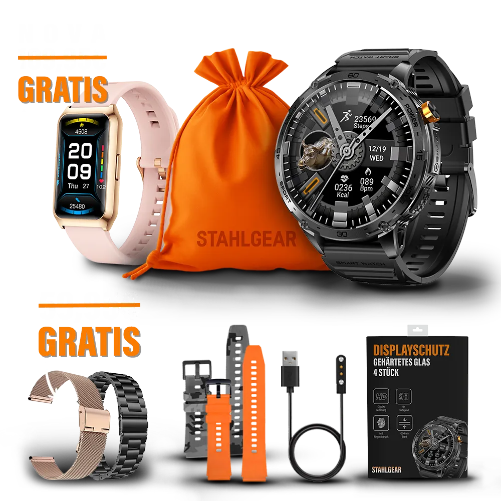 Zeus 2.0 Zubehör Packet + Gratis Frauen Smartwatch