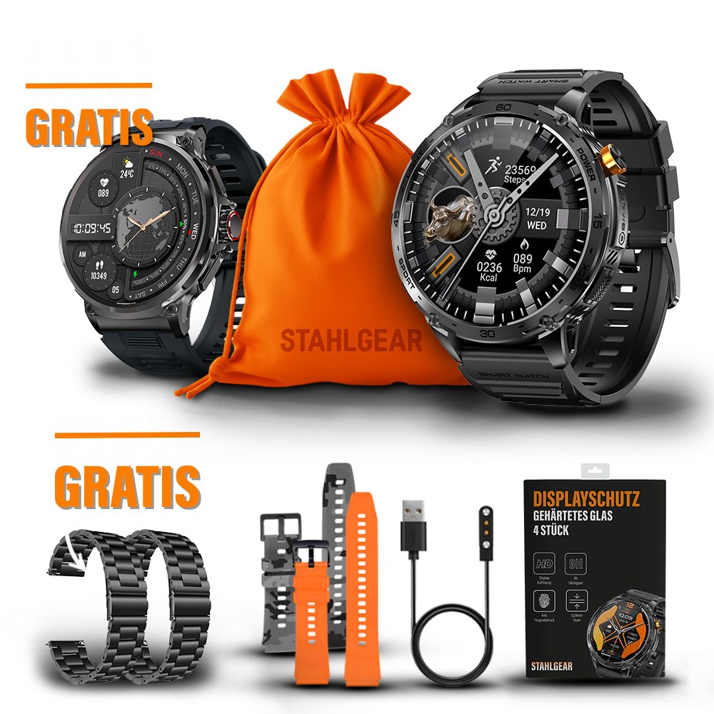 Zeus 2.0 Zubehör Packet + Gratis Smartwatch