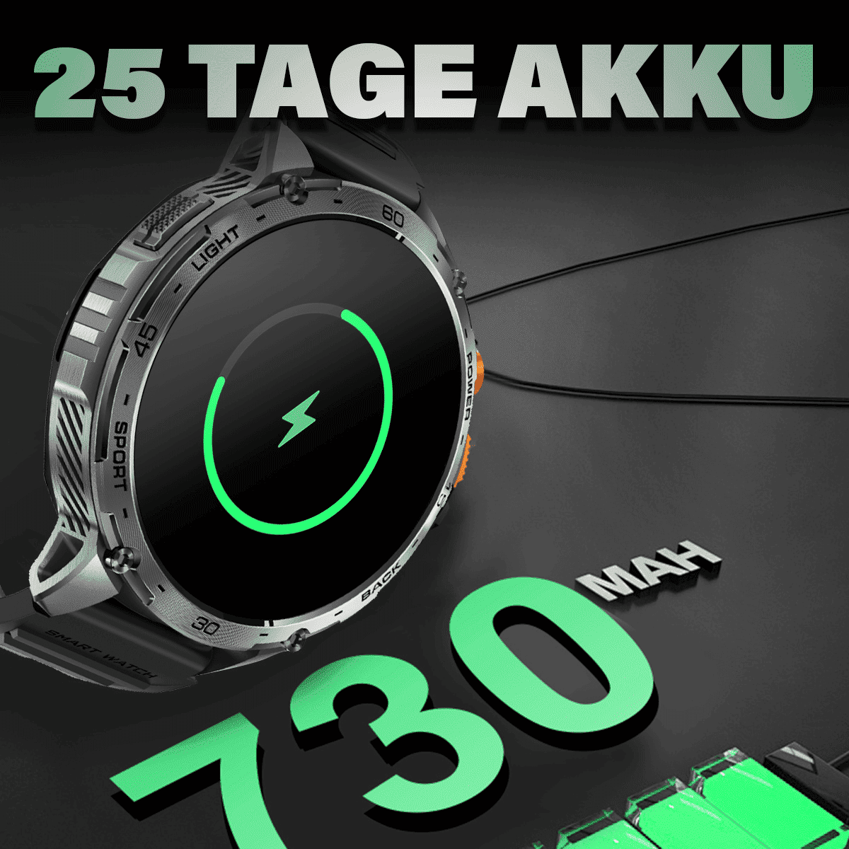 Zeus 2.0 Zubehör Packet + Gratis Smartwatch