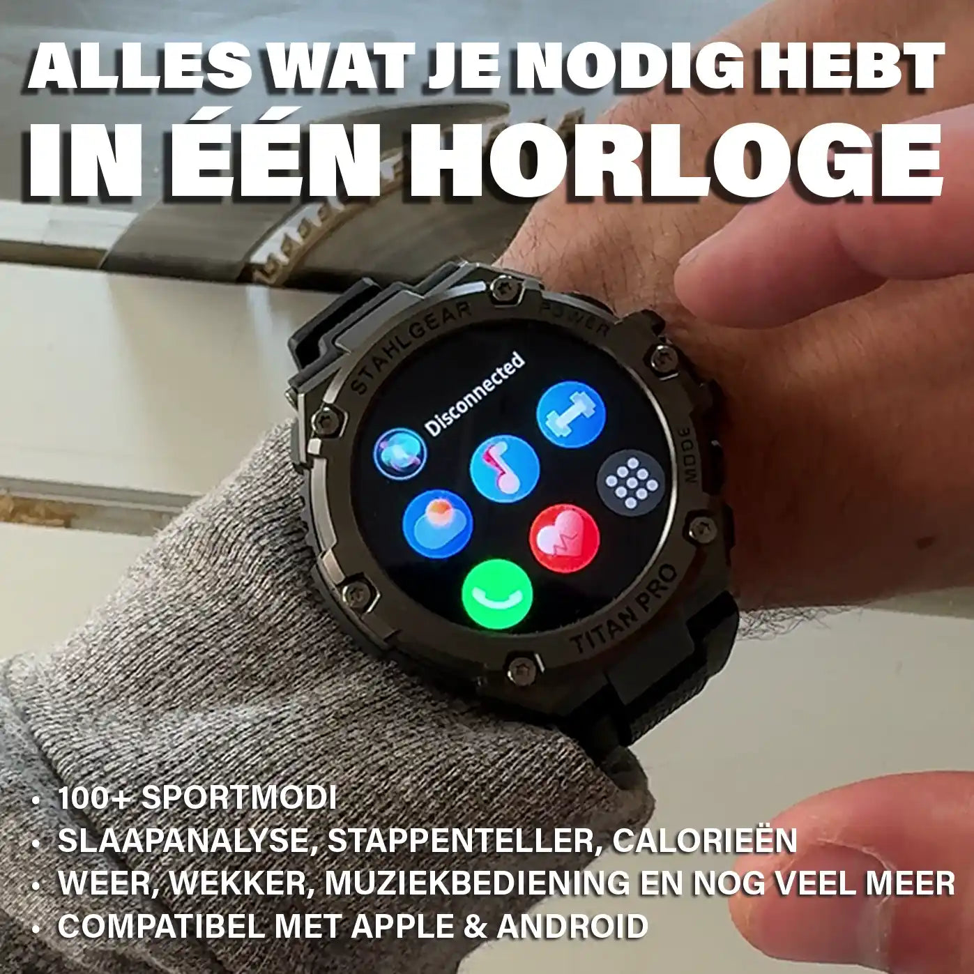 Titan Pro met Gratis Smartwatch