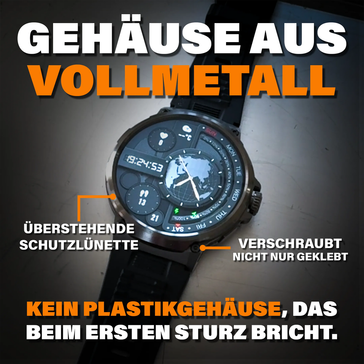 Zeus Zubehör Packet + Gratis Smartwatch