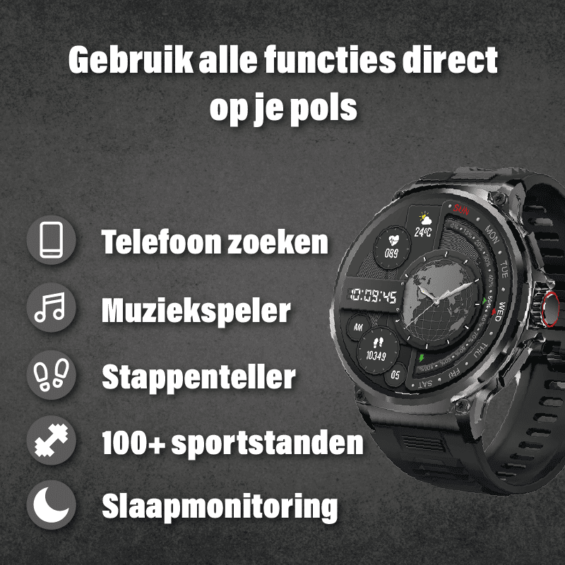 Zeus -  De robuuste smartwatch