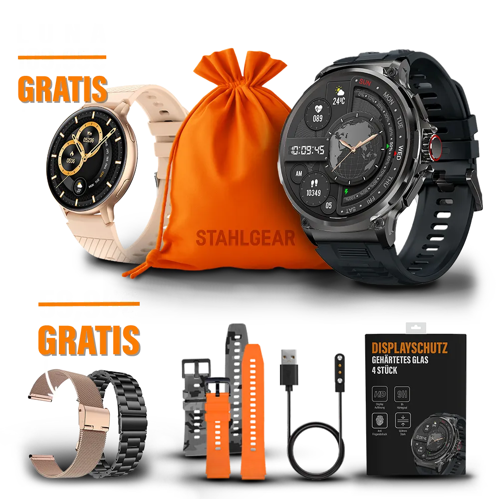 Zeus Zubehör Packet + Gratis Frauen Smartwatch
