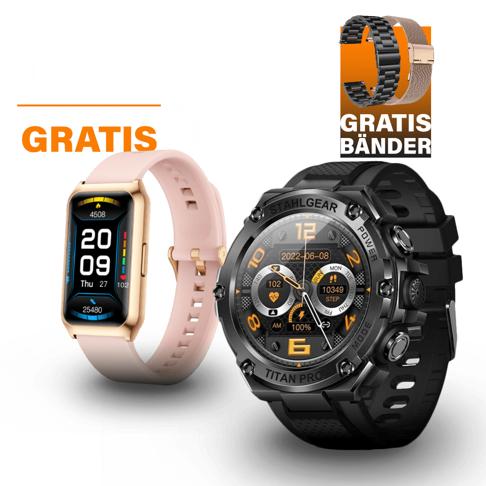 Titan Pro + Gratis Frauen Smartwatch